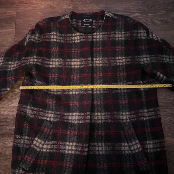 Madewell Plaid Wool Estate Coat - Picture 9 of 10